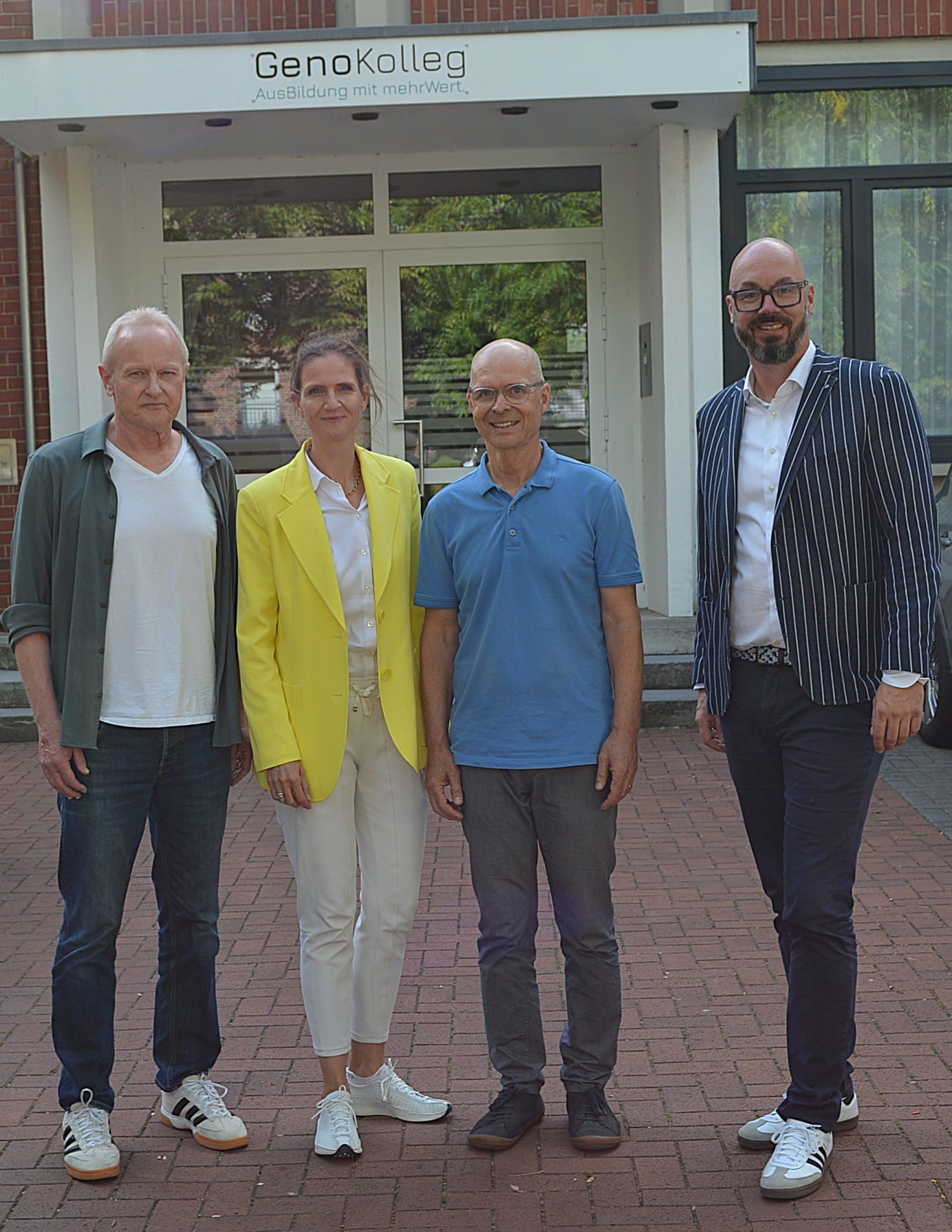 v.l.: Diethard von Boenigk, Adrienne von Recum, Markus Wilmsmeyer und Matthias Dieckmann.