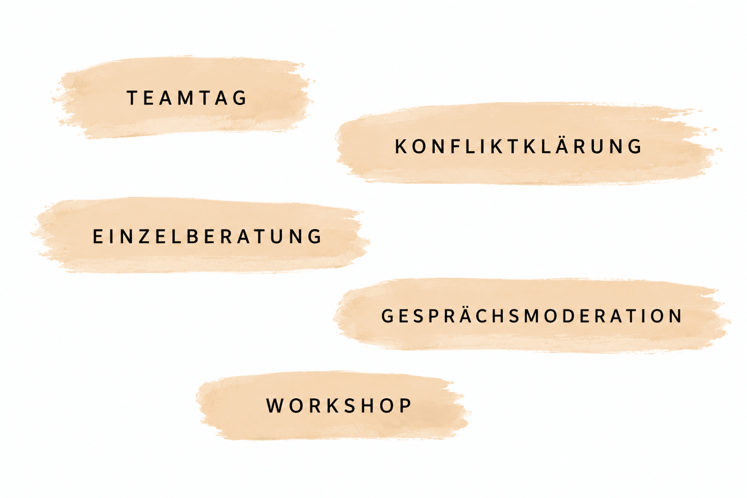 Teamtag, Konfliktklärung, Einzelberatung, Gesprächsmotivation, Workshop